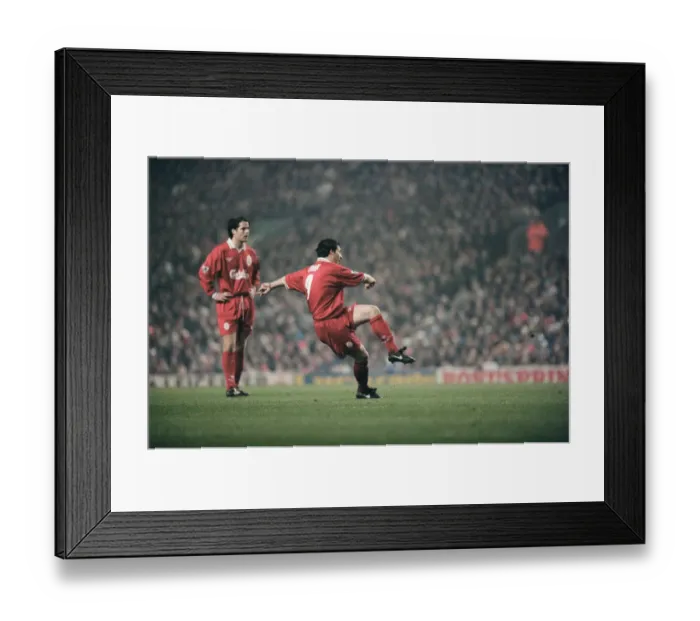 Framed Print : Liverpool 4 v Newcastle United 3. Premier League match at Anfield, Liverpool