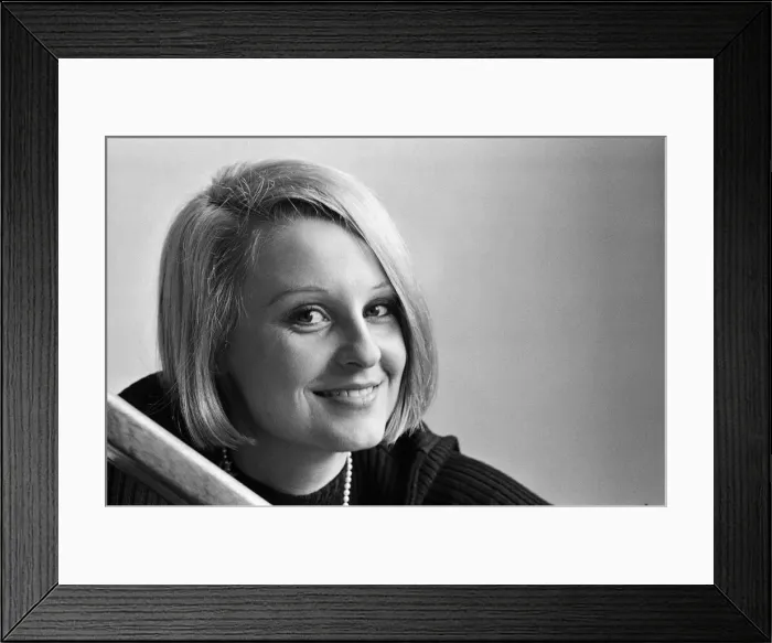 Framed Print : Picture shows Barbara Hulanicki, fashion artist, who set up Biba Fashion Boutique Framed Print : Picture shows Barbara Hulanicki, fashion artist, who set up Biba Fashion Boutique
