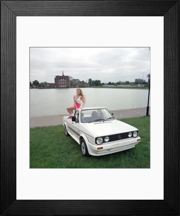 Framed Print : Volkswagen Caddy pick-up. 1st June 1991 Framed Print : Volkswagen Caddy pick-up. 1st June 1991