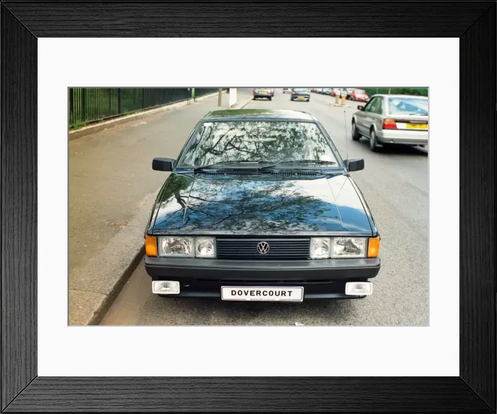 Framed Print : Volkswagen Scirocco. 15th May 1989