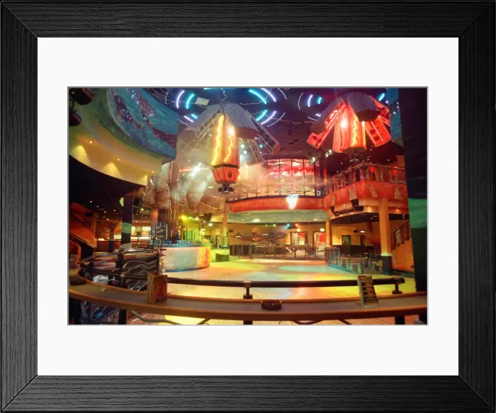 Framed Print : Millennium Nightclub in Stockton, Saturday 30th November 1996