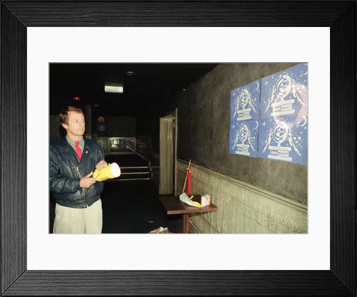 Framed Print : Eclipse nightclub, Stockton, Friday 2nd October 1992. Our Picture Shows Framed Print : Eclipse nightclub, Stockton, Friday 2nd October 1992. Our Picture Shows