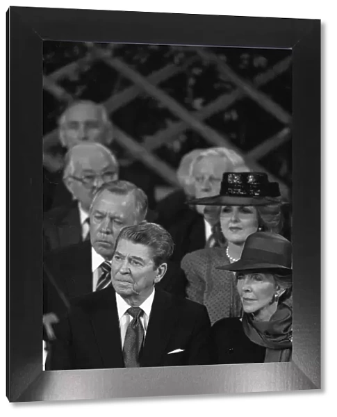 President of the United States Ronald Reagan at Guildhall, London