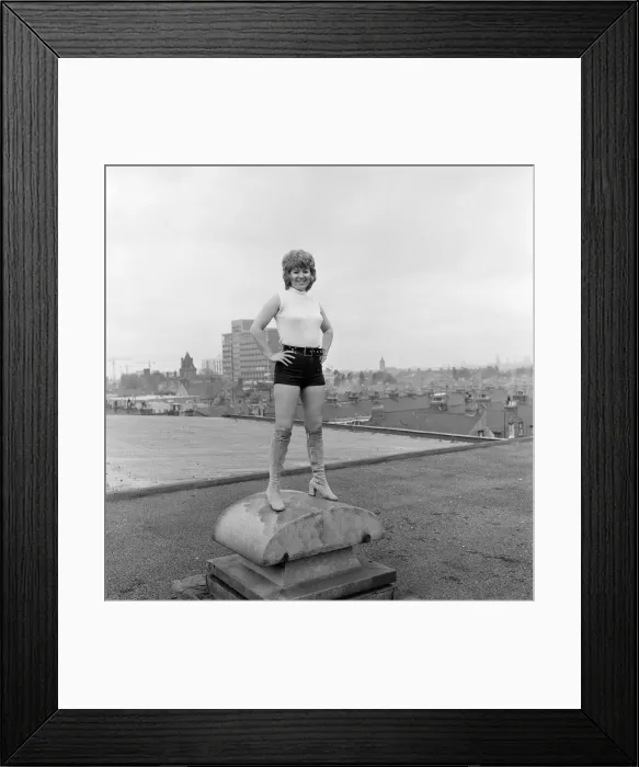 Framed Print : Miss Nightclub of Great Britain, Beauty Competition Queen representing The Excell