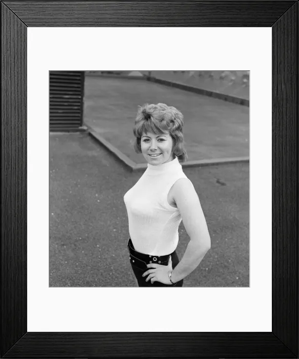 Framed Print : Miss Nightclub of Great Britain, Beauty Competition Queen representing The Excell Framed Print : Miss Nightclub of Great Britain, Beauty Competition Queen representing The Excell