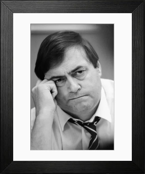 Framed Print : John Prescott MP, Member of Parliament for Hull East Framed Print : John Prescott MP, Member of Parliament for Hull East