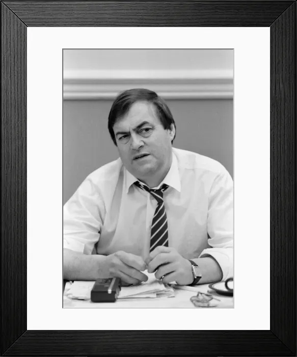 Framed Print : John Prescott MP, Member of Parliament for Hull East Framed Print : John Prescott MP, Member of Parliament for Hull East
