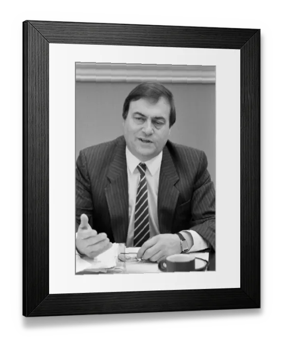 Framed Print : John Prescott MP, Member of Parliament for Hull East