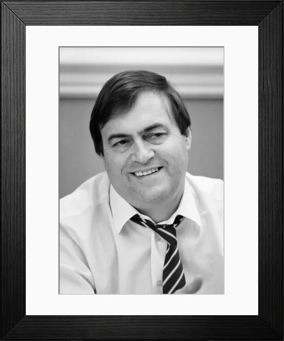 Framed Print : John Prescott MP, Member of Parliament for Hull East Framed Print : John Prescott MP, Member of Parliament for Hull East