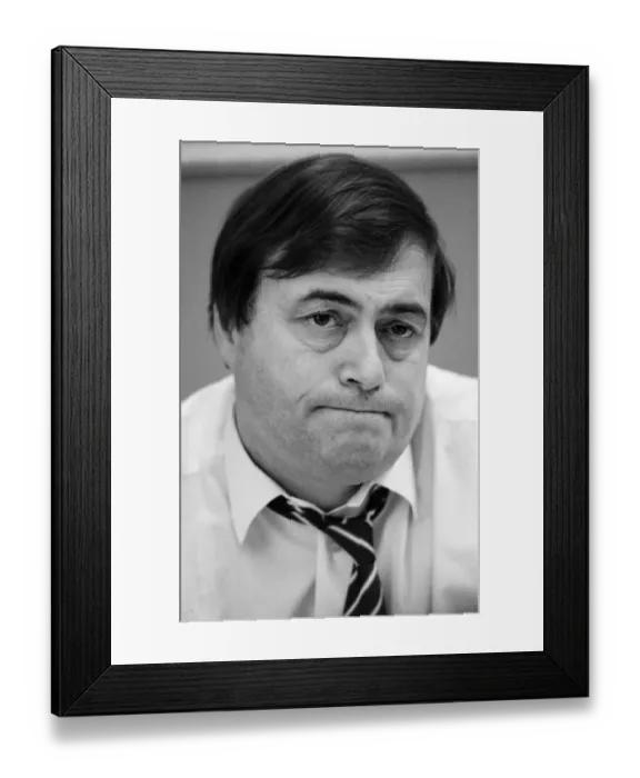 Framed Print : John Prescott MP, Member of Parliament for Hull East Framed Print : John Prescott MP, Member of Parliament for Hull East