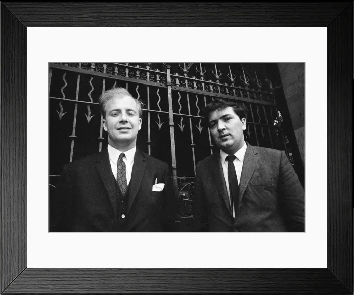 Framed Print : Ivan Cooper, (left) Chairman and founding member of the Derry Citizens Action Committee