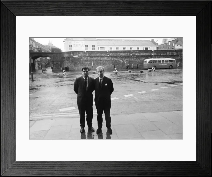 Framed Print : Ivan Cooper, (right) Chairman and founding member of the Derry Citizens Action Committee Framed Print : Ivan Cooper, (right) Chairman and founding member of the Derry Citizens Action Committee