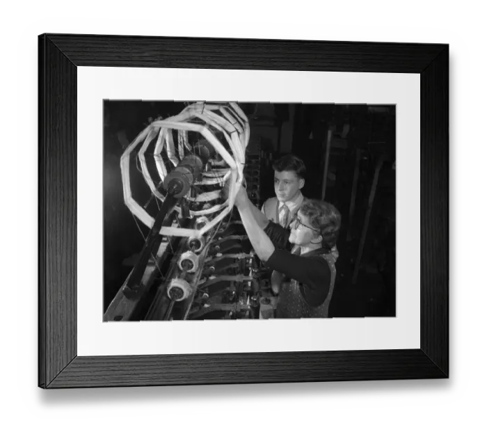 Framed Print : Yarn being spun at the The Shawl Factory of GH Hurt and Son in Nottingham 31st March Framed Print : Yarn being spun at the The Shawl Factory of GH Hurt and Son in Nottingham 31st March