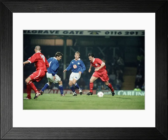 Framed Print : Liverpool Reserves v Leicester City Reserves. This was the comeback match for