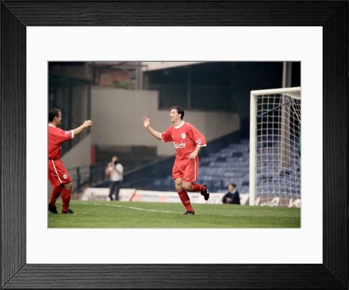Framed Print : Liverpool Reserves v Leicester City Reserves. This was the comeback match for
