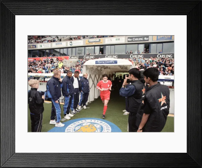 Framed Print : Liverpool Reserves v Leicester City Reserves. This was the comeback match for