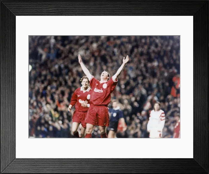 Framed Print : Liverpool 6 v FC Sion 3. UEFA European Cup Winners Cup 2nd round 2nd leg match