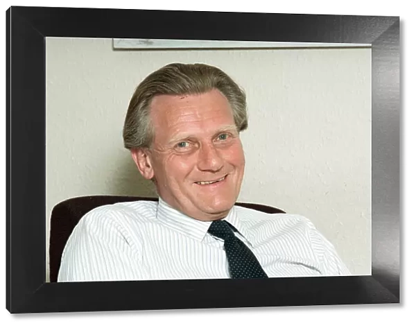 Politician Michael Heseltine promoting his book 'The Challenge of Europe