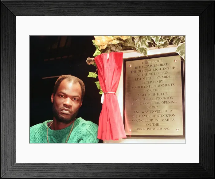 Framed Print : The Mall Nightclub in Stockton, Thursday 19th November 1992