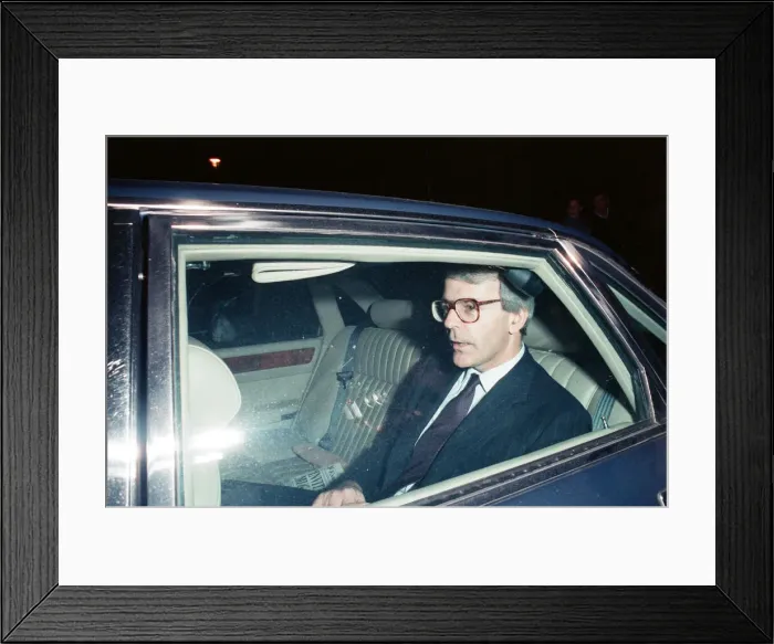 Framed Print : John Major leaving Downing Street the day he was appointed Chancellor of the Exchequer Framed Print : John Major leaving Downing Street the day he was appointed Chancellor of the Exchequer