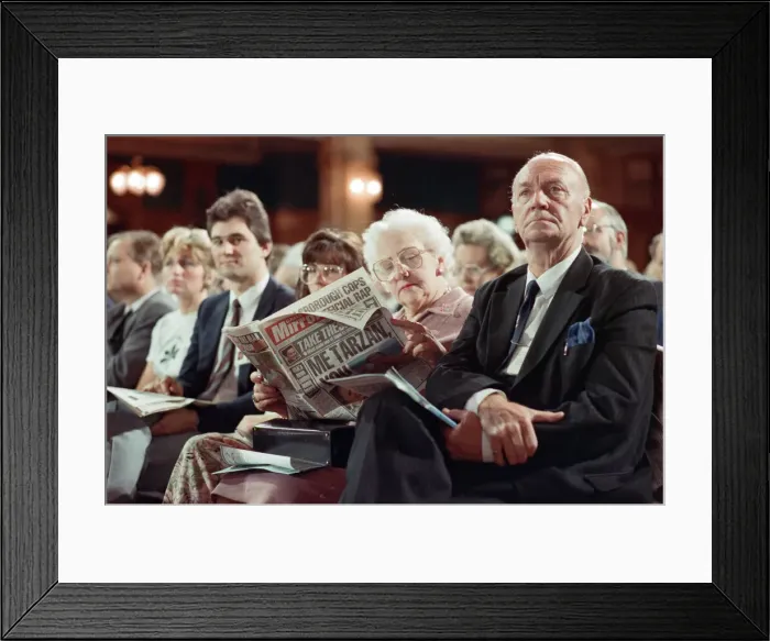 Framed Print : The Conservative Party Conference, Blackpool. General view of delegates Framed Print : The Conservative Party Conference, Blackpool. General view of delegates