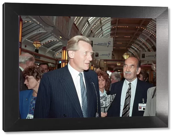 The Conservative Party Conference, Blackpool. Michael Heseltine. October 1989