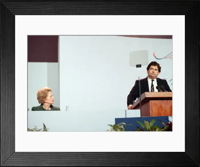 Framed Print : The Conservative Party Conference, Blackpool. The Chancellor of the Exchequer Framed Print : The Conservative Party Conference, Blackpool. The Chancellor of the Exchequer