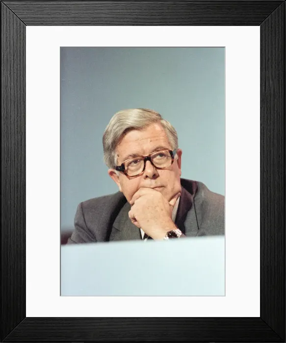 Framed Print : The Conservative Party Conference, Blackpool. Deputy Prime Minister, Geoffrey Howe Framed Print : The Conservative Party Conference, Blackpool. Deputy Prime Minister, Geoffrey Howe