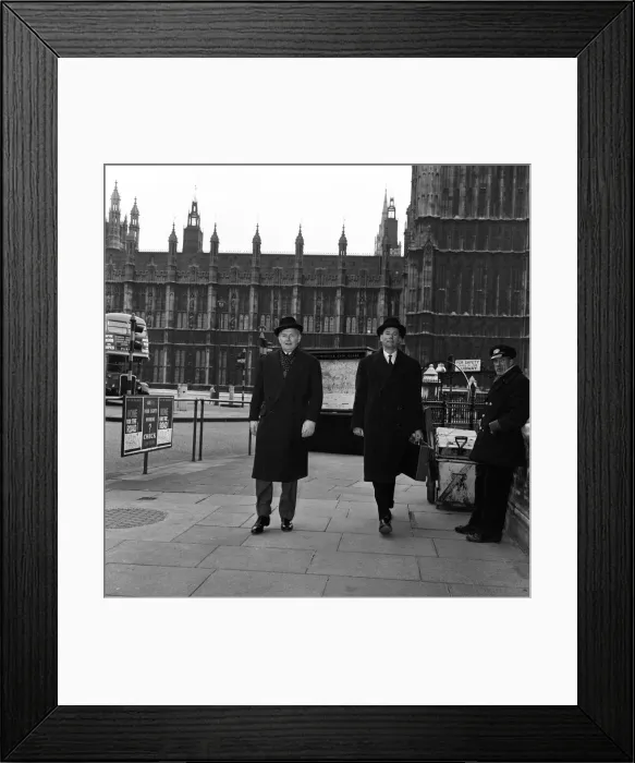 Framed Print : The first meeting of the National Economic Development Council. Pictured, Mr Selwyn Lloyd Framed Print : The first meeting of the National Economic Development Council. Pictured, Mr Selwyn Lloyd