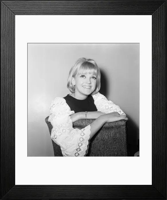 Framed Print : Picture shows DJ Annie Nightingale. Annie (then captioned as Ann Framed Print : Picture shows DJ Annie Nightingale. Annie (then captioned as Ann