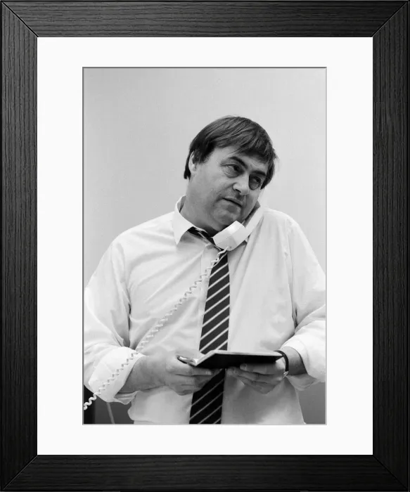 Framed Print : John Prescott MP, Member of Parliament for Hull East Framed Print : John Prescott MP, Member of Parliament for Hull East