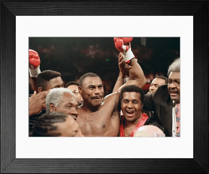 Framed Print : Lennox Lewis vs. Oliver McCall, billed Whose Moment of Glory Framed Print : Lennox Lewis vs. Oliver McCall, billed Whose Moment of Glory