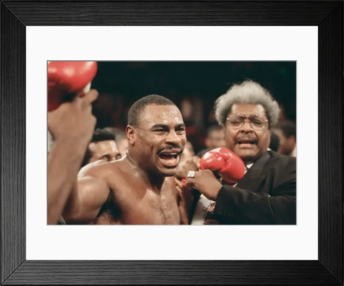Framed Print : Lennox Lewis vs. Oliver McCall, billed Whose Moment of Glory Framed Print : Lennox Lewis vs. Oliver McCall, billed Whose Moment of Glory