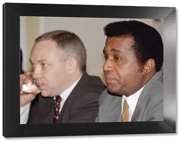 Frank Maloney with Emanuel Steward From The Kronk Gym In Detroit. 23rd January 1995