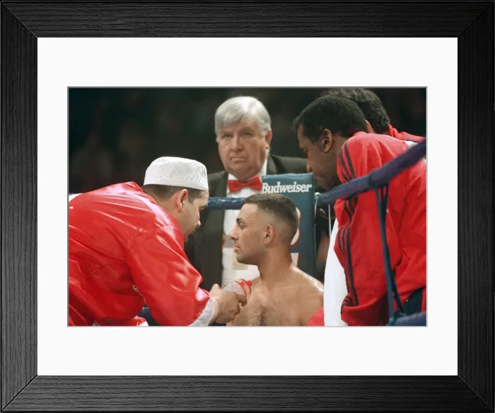 Framed Print : Naseem Hamed vs. Paul Ingle was a professional boxing match contested on April 10 Framed Print : Naseem Hamed vs. Paul Ingle was a professional boxing match contested on April 10