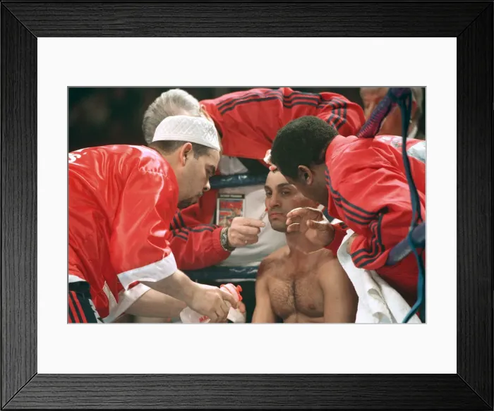 Framed Print : Naseem Hamed vs. Paul Ingle was a professional boxing match contested on April 10