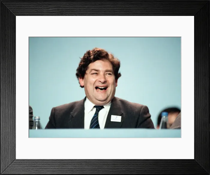 Framed Print : The Conservative Party Conference, Blackpool. Chancellor of the Exchequer Nigel Lawson
