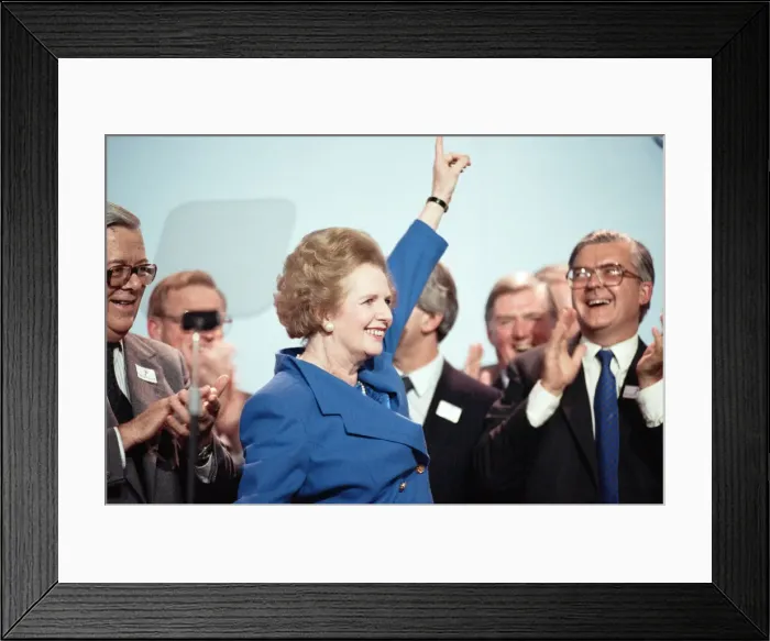 Framed Print : The Conservative Party Conference, Blackpool. Geoffrey Howe Framed Print : The Conservative Party Conference, Blackpool. Geoffrey Howe