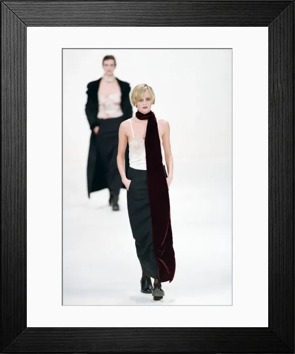 Framed Print : Fashion week, Margaret Howell fashion show at the Natural History Museum Framed Print : Fashion week, Margaret Howell fashion show at the Natural History Museum