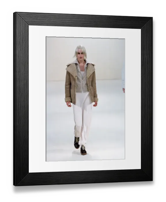Framed Print : Fashion week, Margaret Howell fashion show at the Natural History Museum Framed Print : Fashion week, Margaret Howell fashion show at the Natural History Museum