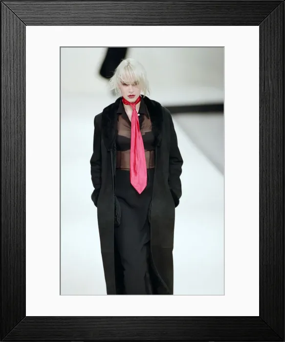 Framed Print : Fashion week, Margaret Howell fashion show at the Natural History Museum Framed Print : Fashion week, Margaret Howell fashion show at the Natural History Museum