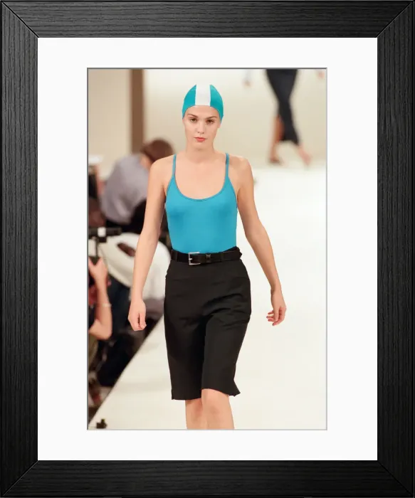 Framed Print : Margaret Howell fashion show. 26th September 1996