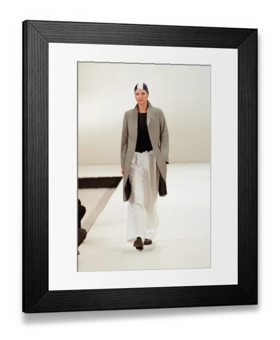 Framed Print : Margaret Howell fashion show. 26th September 1996 Framed Print : Margaret Howell fashion show. 26th September 1996