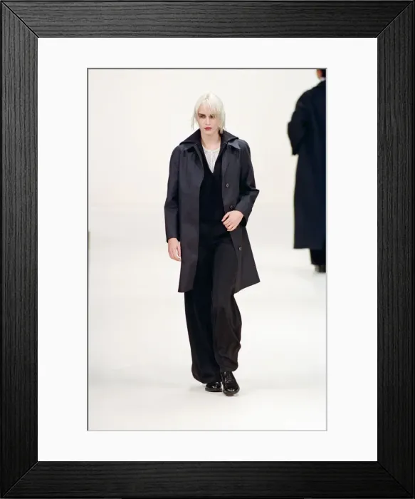 Framed Print : Fashion week, Margaret Howell fashion show at the Natural History Museum Framed Print : Fashion week, Margaret Howell fashion show at the Natural History Museum