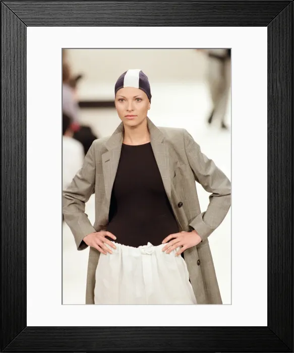 Framed Print : Margaret Howell fashion show. 26th September 1996