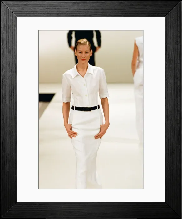 Framed Print : Margaret Howell fashion show. 26th September 1996