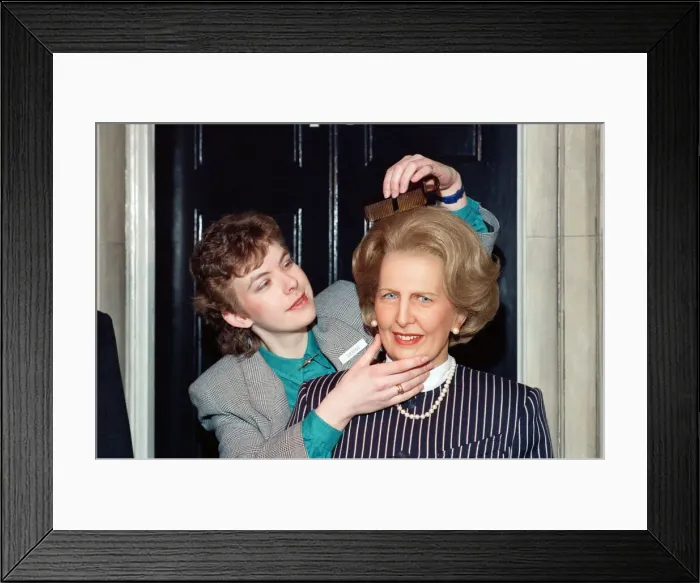 Framed Print : A waxwork of Mrs Thatcher in the Friargate waxworks in York. 21st February 1989 Framed Print : A waxwork of Mrs Thatcher in the Friargate waxworks in York. 21st February 1989