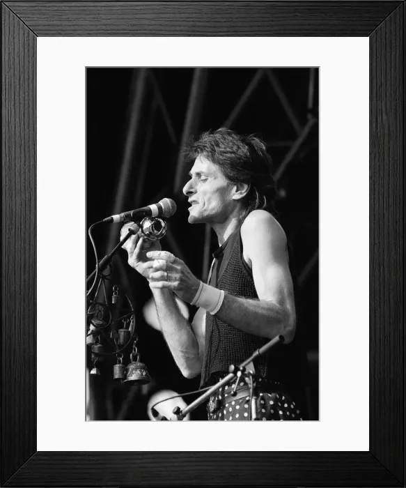 Framed Print : Artists performing at WOMAD festival at Rivermead in Reading, Berkshire, 17th July 1992 Framed Print : Artists performing at WOMAD festival at Rivermead in Reading, Berkshire, 17th July 1992