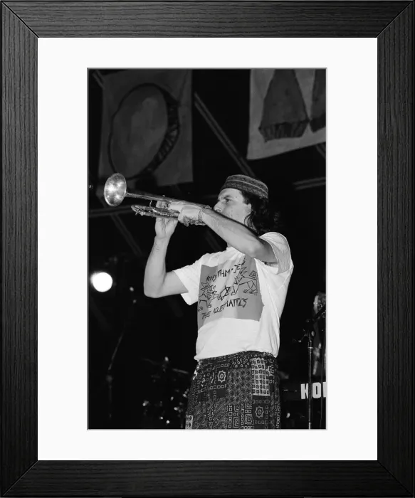 Framed Print : The Klezmatics performing at WOMAD festival at Rivermead in Reading, Berkshire