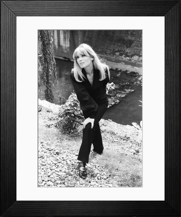 Framed Print : Nico, was a German singer, songwriter, musician, model, and actress